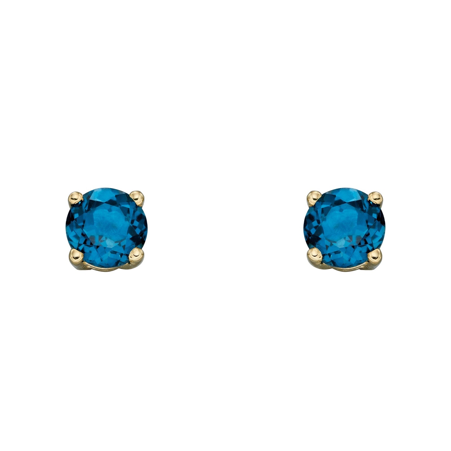 Elements Gold Birthstone Stud Earrings-15