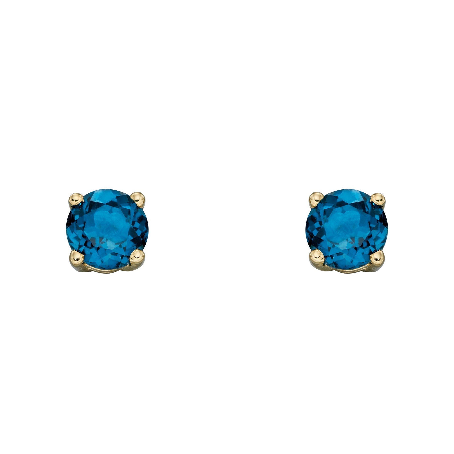 Elements Gold Birthstone Stud Earrings-15