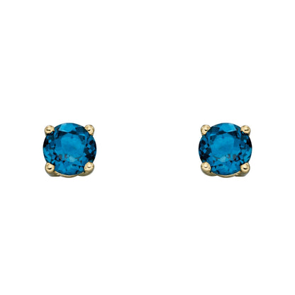 Elements Gold Birthstone Stud Earrings-15