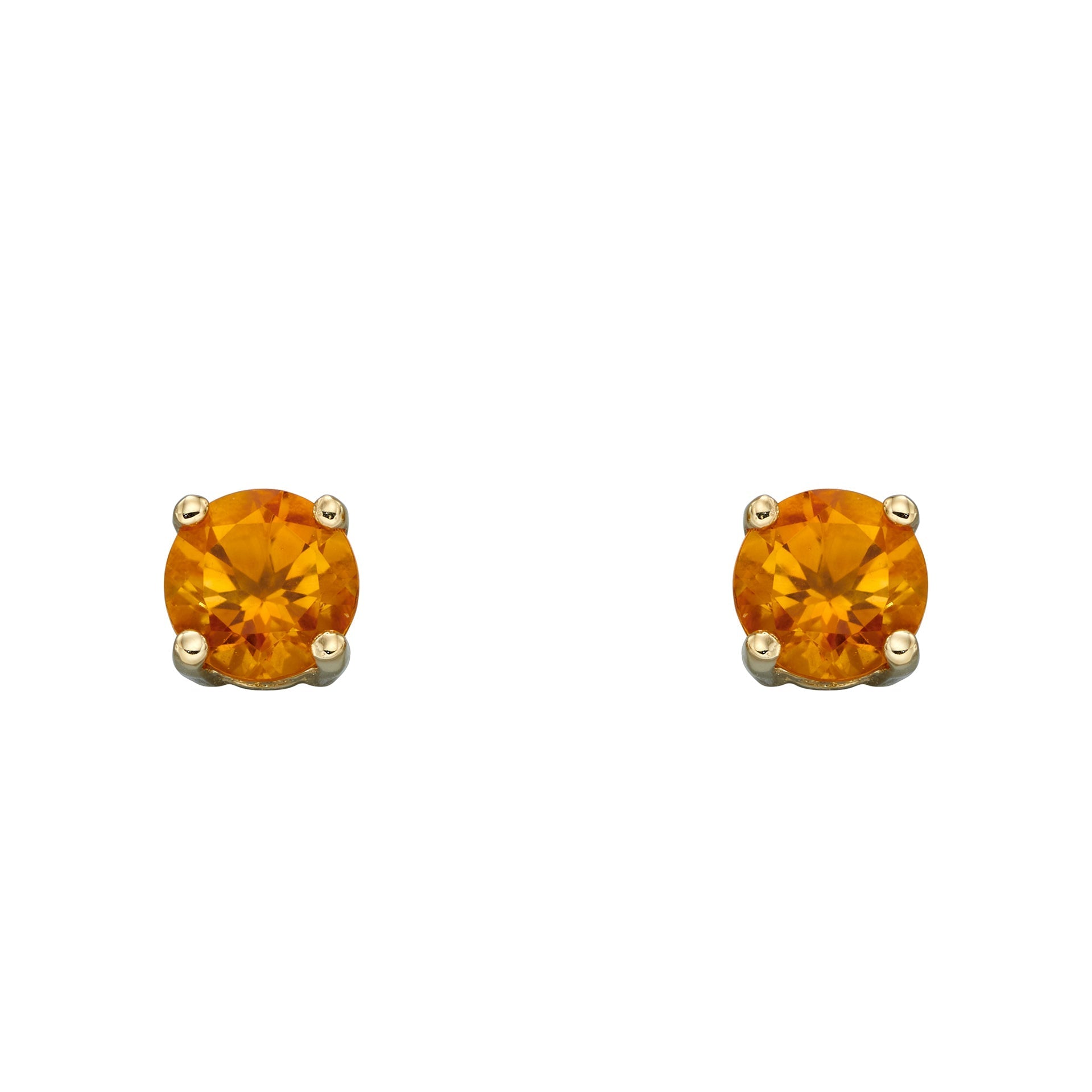 Elements Gold Birthstone Stud Earrings-14