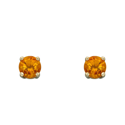 Elements Gold Birthstone Stud Earrings-14