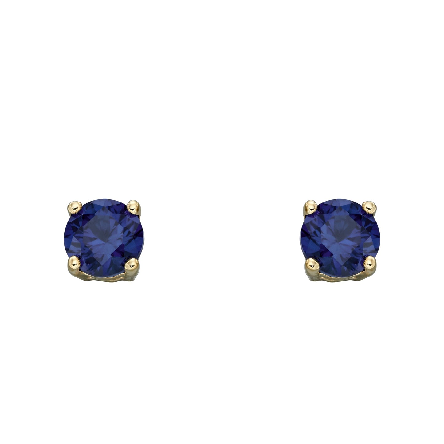 Elements Gold Birthstone Stud Earrings-12
