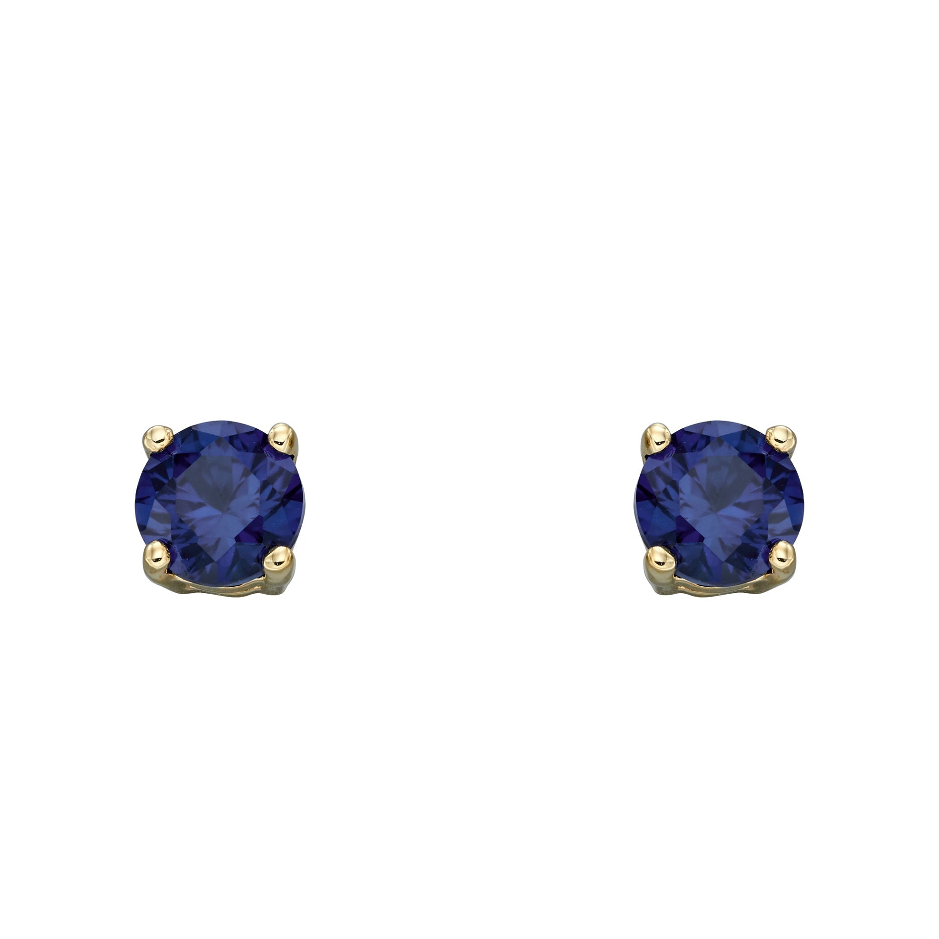 Elements Gold Birthstone Stud Earrings-12