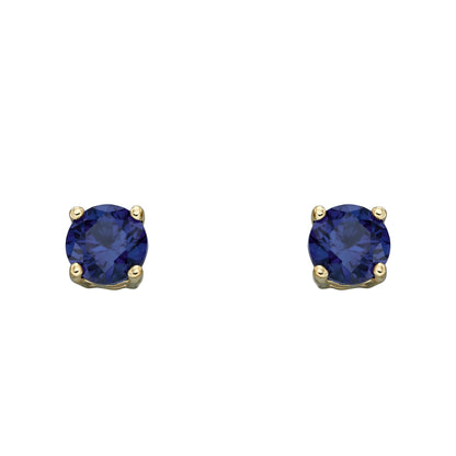 Elements Gold Birthstone Stud Earrings-12
