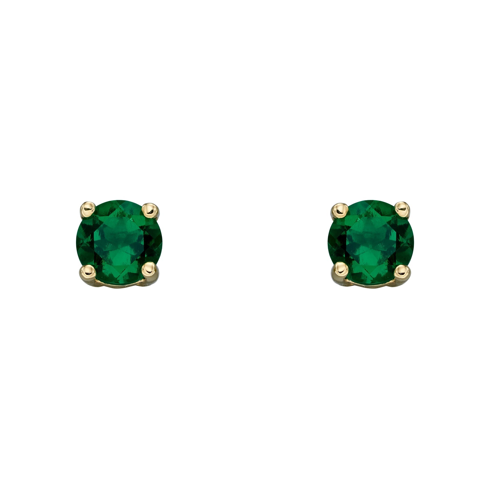 Elements Gold Birthstone Stud Earrings-8
