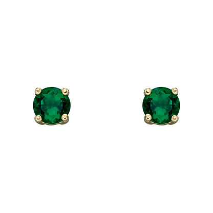 Elements Gold Birthstone Stud Earrings-8