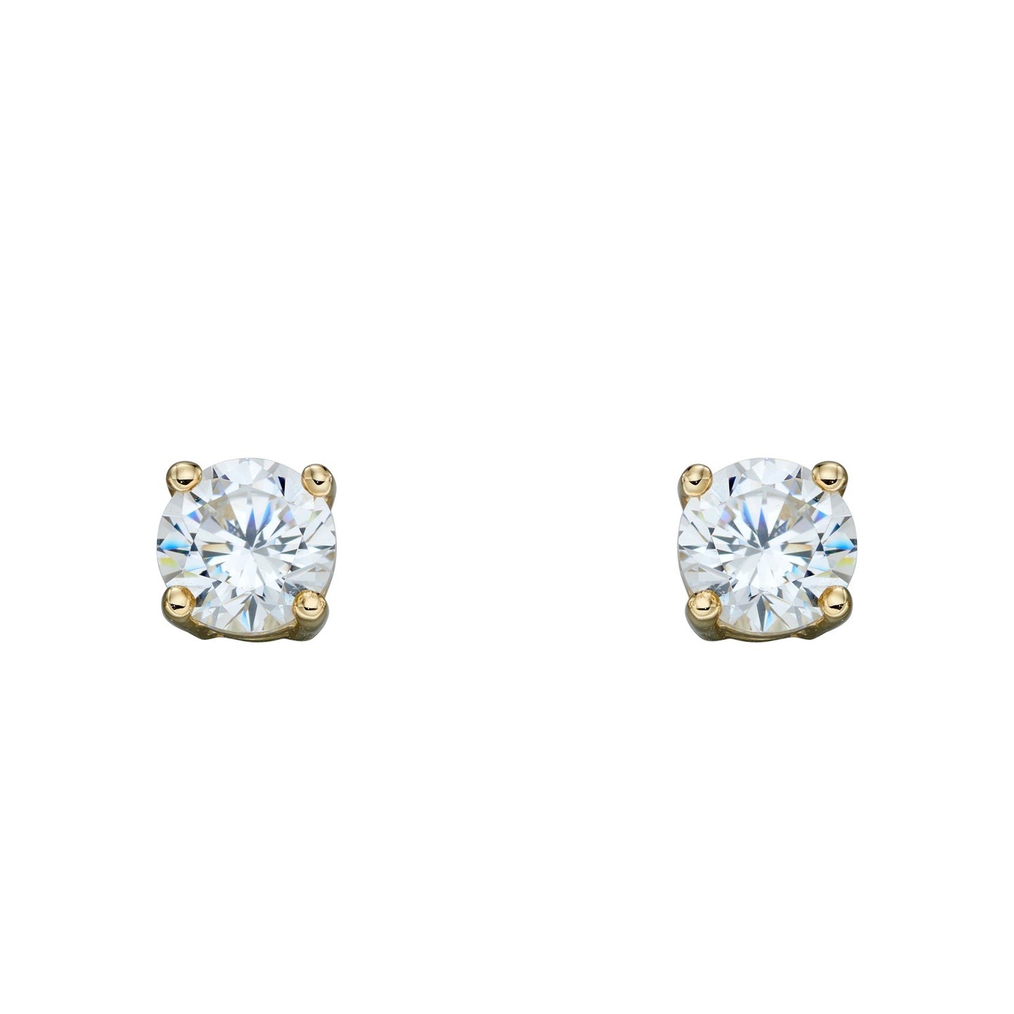 Elements Gold Birthstone Stud Earrings-6