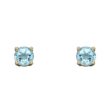 Elements Gold Birthstone Stud Earrings-5
