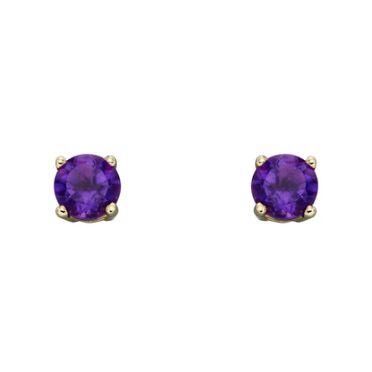 Elements Gold Birthstone Stud Earrings-3