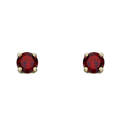Elements Gold Birthstone Stud Earrings-0