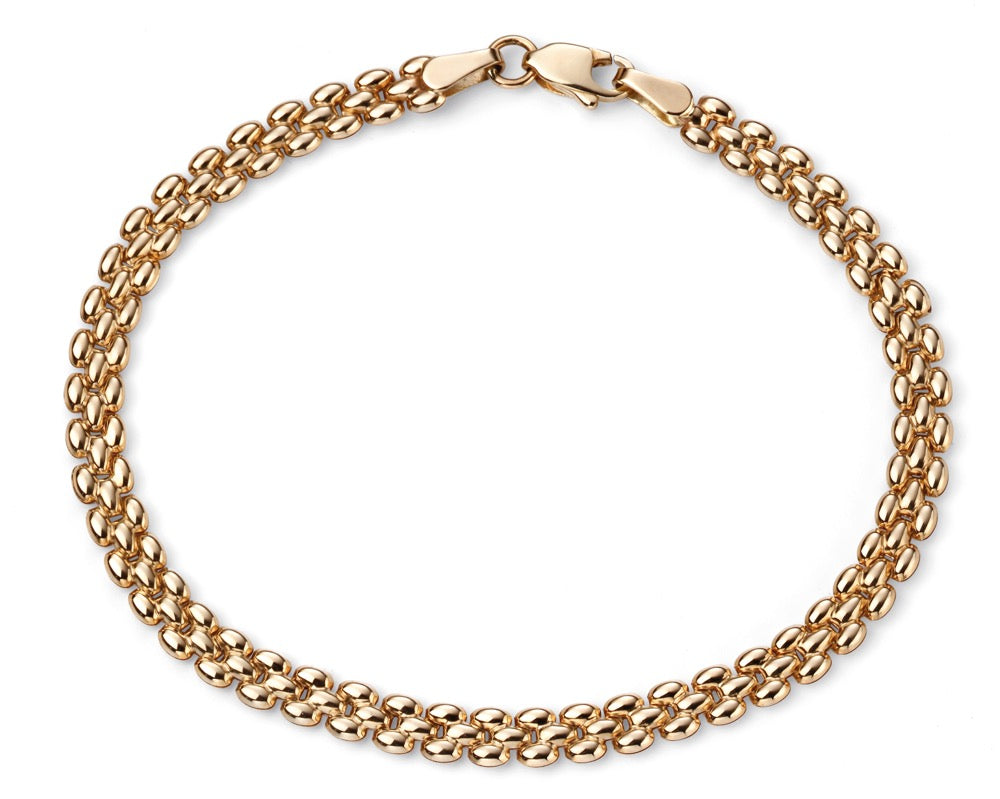 Elements Gold Watch Strap Style Bracelet-0
