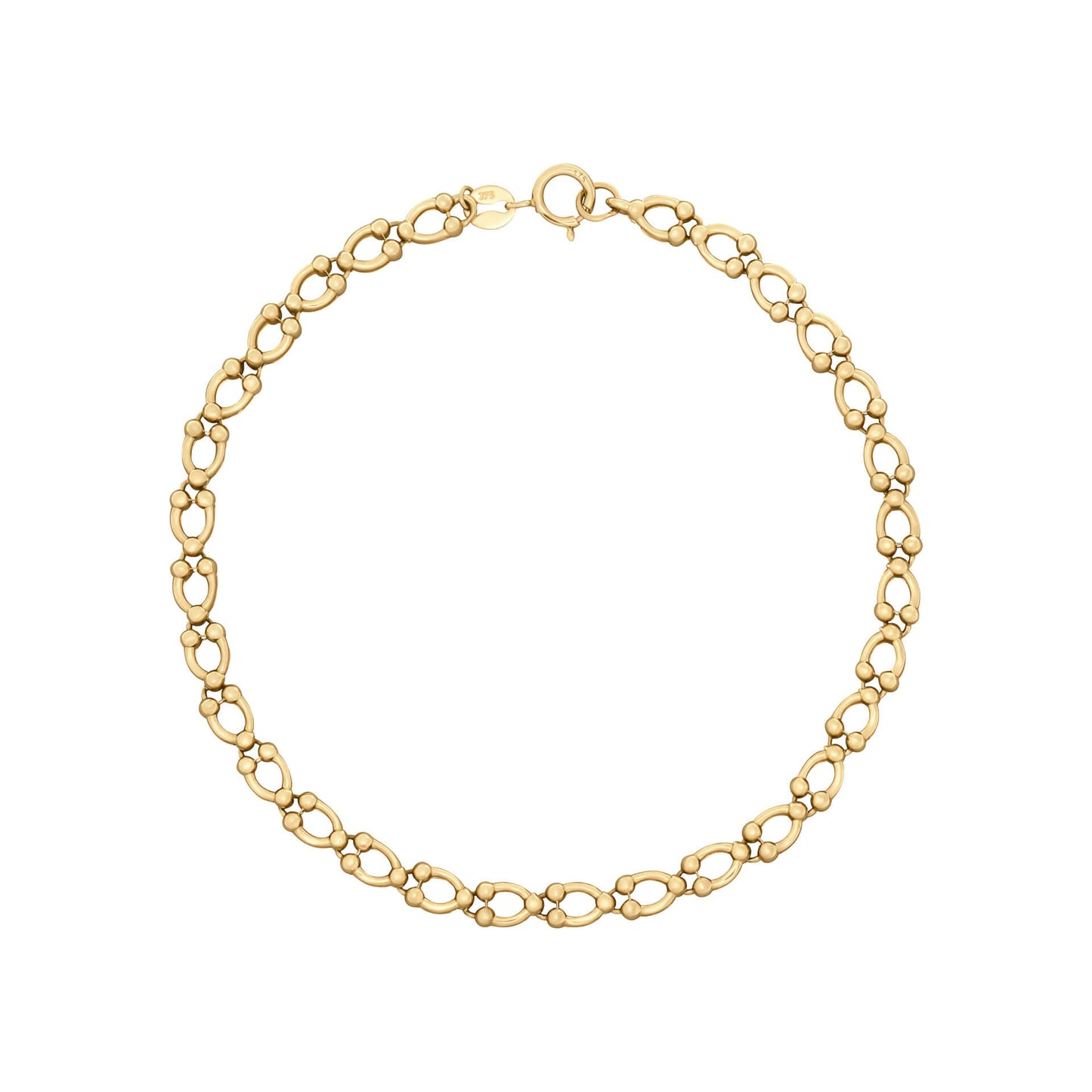 Elements Gold Oval Link Bracelet-0