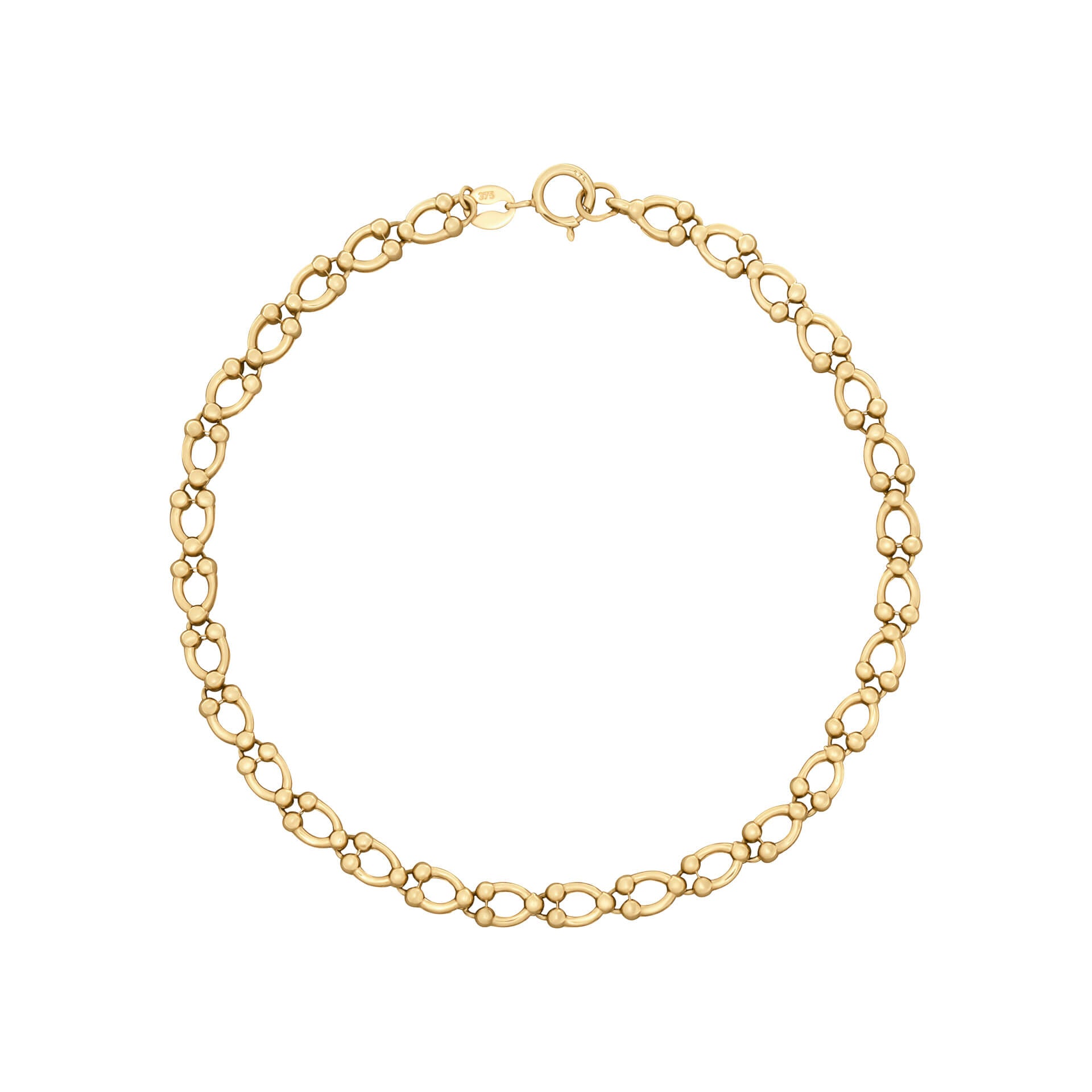 Elements Gold Oval Link Bracelet-0