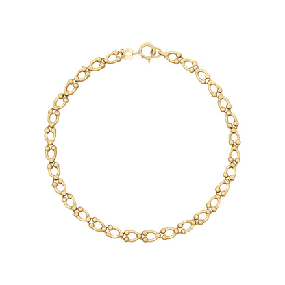 Elements Gold Oval Link Bracelet-0