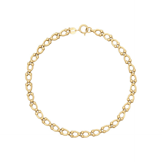 Elements Gold Oval Link Bracelet-0
