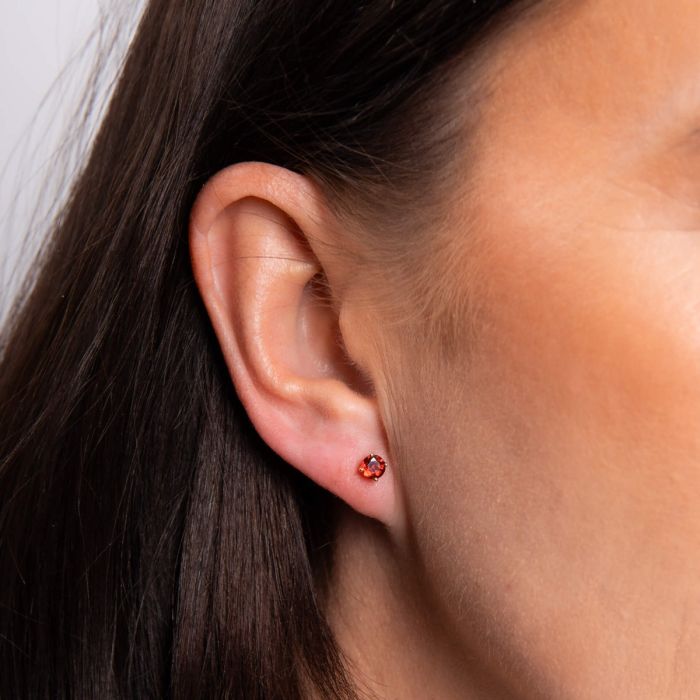 Elements Gold Birthstone Stud Earrings-1