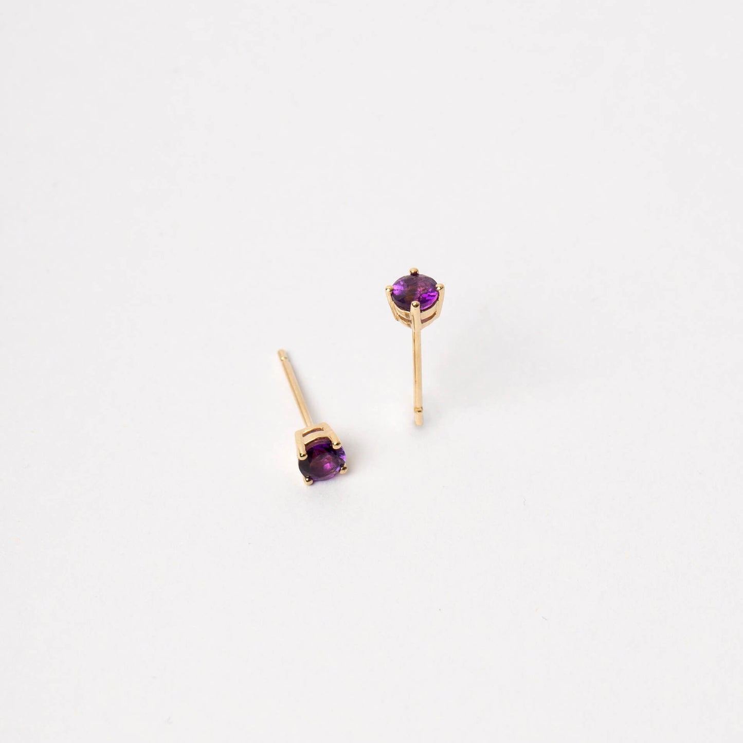 Elements Gold Birthstone Stud Earrings-4