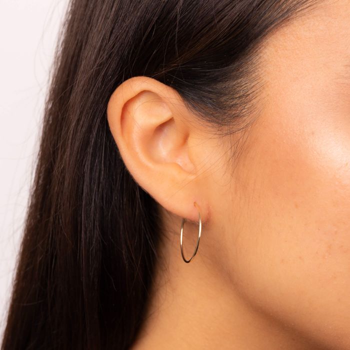 Elements Gold Hoop Earrings-4