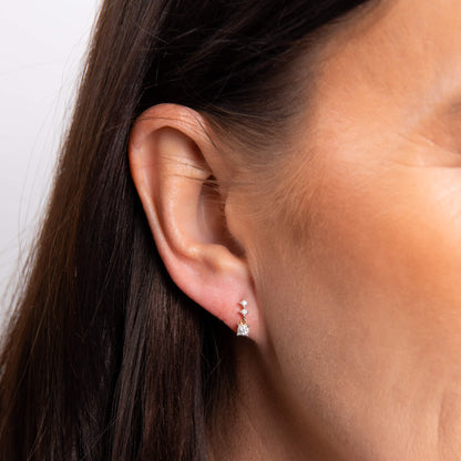 Elements Gold Diamond Trilogy Drop Earrings-1