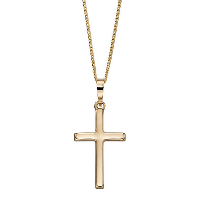 Elements Gold Medium Cross Pendant
