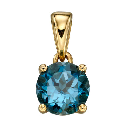 Elements Gold Birthstone Pendant-15